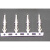 4.2mm间距 5557和5559空中对接端子连接器对插接插件插头双排 5559T(50只)