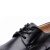 美步 正装职业皮鞋男士商务鞋黑色百搭系带经典时尚配发制式鞋子GA-10男单 黑色 46#