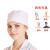 铸固 医生帽纯色手术帽包头巾诊所医生护士美容院学校实习生加厚圆形工作帽 墨绿 