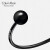 CK凯文克莱（Calvin Klein）Bubbly系列 PVD镀黑 黑玛瑙开口男女同款手镯 KJ9RBF14010M(M号)