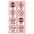 稳斯坦 W5605 (2张)乘坐电梯安全须知提示牌 使用注意事项说明贴 安全标识7(10*20cm)