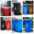 领象 上海分类垃圾桶 加厚户外环卫垃圾桶大号带盖小区物业酒店学校大垃圾桶 蓝色50L 可回收物
