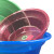 卉营（HUIYING）透明塑料盆 2012透明盆洗菜盆透明塑料盆 洗手盆 面盆 325*108mm 颜色随机 /个 可定制