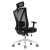 习格（XIGE）人体工学椅办公椅子靠背家用电脑椅简约转椅电竞椅升降椅 黑色舒适久坐办公椅 黑色