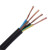 起帆(QIFAN)电线电缆 国标电源信号传输用4芯铜芯软护套线 RVV4*1.0平方黑色100米