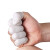 迪寇（Di Kou）指套一次性乳胶手指套橡胶防滑劳保美甲纹绣纹身白色手指套 20个装