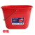 广东珠江塑料地拖桶拖把桶红老式清洁保洁洗地水桶 单桶(无罩)