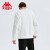 卡帕（Kappa）套头衫男秋运动卫衣休闲圆领针织外套 韩国白-012 L