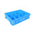 分格盒多格箱螺丝盒分类盒分格收纳盒分隔式零件盒物料盒塑料五 小8格375*280*85蓝色 蓝色