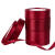 威厉固得 酒红色丝带 涤纶缎带彩带红丝带红绸带 25mm×100y