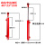 2吨液压油缸双向升降小型HSG40缸径 单缸电动液压缸重型手动微型 40*25*350 2吨推力 16MPA