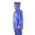 沸耐笙 FNS-24036 劳保工地PVC分体海胶雨衣套装 蓝色分体1.2斤 1套
