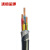 沈缆金环 ZR-VV22-0.6/1KV-5*25mm² 国标阻燃铜芯钢带铠装电力电缆 1米