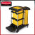Rubbermai FG9T7300 大容量带储物桶可移动清洁推车酒店保洁 10夸脱9.46升小桶  黄色FG9T8200