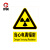 厚创 放射科防辐射标志牌 小心电离辐射告知卡警示牌 20*30cm 当心电离辐射2【室内PP背胶】