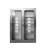 京采无忧 定制201不锈钢防暴器材柜玻璃防护防爆应急柜 1.6*1.2*0.4米不锈钢（201）