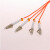 LHG 光纤跳线 LC-LC 多模双芯 橙色 30m LC/LC-MM-30米