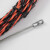 海斯迪克 HKHE-032 电工穿线器 圆头电线线管光纤引线器 三股双色20米(塑钢)+束线器2个
