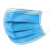 吉象 一次性防护口罩 三层防飞沫防颗粒物口罩(含熔喷层) 50支装(10支/袋 5袋/盒 共1盒) 蓝色