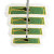 海斯迪克 HKXJ-12 清洁工具 平板拖把尘推排拖 商超工厂棉线拖布平拖宽长地拖 草绿布110cm替换布