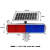 太阳能警示爆闪灯支架道路施工交通警示爆闪灯红蓝路障围挡警示灯 3.7伏5000毫安电池，5伏6瓦太阳