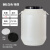 奕多美 圆形塑料化工桶提环工业废液桶带盖发酵桶 50L白色（特厚款）YDM-HXP-HGT