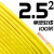金联宇国标阻燃BVR1 1.5 2.5 4 6平方软多股铜芯家装电线铜线 2.5平方 单皮软线(100米)黄色