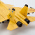 步步营 训练模型 飞机模型 礼品摆件合金高仿真模型1:72歼15（黄）舰载机