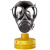 普达 自吸过滤式防毒面具 MJ-4003呼吸防护全面罩 面具 + P-E-2过滤罐