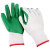冰禹 加厚防护耐磨劳保手套 绿胶片手套 建筑工地工厂用防护实用手套（1双） BY-7545