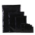 ONEVAN黑色自封袋(100只）不透光密封袋 PE避光包装袋 防尘防水化工原料封口袋 黑色自封袋 36*48cm(13丝)