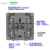 施耐德（Schneider）118型插座睿意白开关插座一二开单双控16家用USB网 三开双控