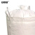安赛瑞 吨袋集装袋 90×90×110cm 太空袋太空包污泥预压袋 方形吨袋  白色4吊托底+大料口布+下料口 25049