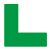 共泰 LG01警示6S四角定位贴 桌面6S管理定位贴纸3*1cm 绿色L型 100个