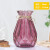 畅印 新款创意玻璃花瓶干花瓶插花瓶水培花瓶装饰摆件瓶 大号酒红