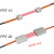 明拓斯矩阵光纤传感器矩形区域光纤细小物体区域检测对射光栅光幕 FRT-120配套放大器FS-V81P(PNP)