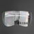 电焊防护眼镜大视野焊工护目镜焊接专用眼镜防强光飞溅护目镜风镜  京炼 -T4灰色
