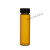 2 5 8 10 20 40 60ml透明螺口玻璃试剂样品种子瓶药瓶小棕色避光 50ml棕色100个(27.4*110mm)