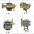洗车机配件高压清洗机洗车泵配件铜泵头总成QL280/380型通用 380铜泵头总成+关枪停机