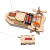 骏鹿小学生科技小制作明轮船diy手工材料包科学小实验拼装探索玩具 遥控明轮船+电池