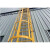 德银 玻璃钢安全爬梯护笼基坑镀锌钢爬梯操作平台工程深井直梯护笼 护笼