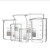 RICH LAB SCRC厚壁玻璃烧杯带刻度耐高温透明无柄量杯100/250/500/1000ml 150ml