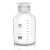 广口瓶试剂瓶高硼硅泡酒耐高温玻璃瓶无铅加厚5 1020斤带龙头 125ml(透明)【一盒12个】