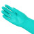 爱马斯AMMEX绿色丁腈防护手套橡胶防化学耐油污耐酸碱溶剂工业化工实验劳保家务清洁手套 一双 S#小号
