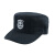沸耐笙 FNS-23195 物业酒店门卫保安帽通用 黑色保安缝布帽60 1顶