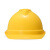 迈恻亦工地加厚安全帽10172477 ABS豪华有孔超爱戴帽衬 防砸抗冲击可 黄