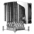适用QM4UC-2011 3U/4U服务器cpu散热器志强E5 LGA2011 1700散热风扇 QM4UC-1366【1366正方形】