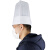 大杨395一次性无纺布加厚厨师帽10包（200顶） 23*29cm 80g纤白中方帽 餐厅厨房工作帽