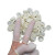 沃科博 乳胶手指套加厚一次性超薄净化无尘劳保耐磨橡胶保护手指头套 白色手指套均码（50个）1包
