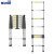 定制 BGA23 多功能铝合金 竹节直梯 加厚升降折叠梯子 单面直梯1.4米 伸缩梯